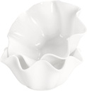 Pasta Bowls 20 oz, Ceramic Large Salad Bowls,Soup Bowls Set of 2, Serving Bowls for Entertaining, Wide Shallow Dinner Bowls for Spaghetti -Microwave,Dishwasher,Oven Safe 7 Inch