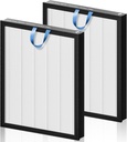 Vital 200S Replacement Filter for LEVOIT Vital 200S and Vital 200S-P Air Purifier, True HEPA and High-Efficiency Activated Carbon Filter, Vital 200S-RF, 2 Pack, White