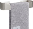 NearMoon Self Adhesive Hand Towel Holder/Towel Ring, Stainless Steel Hand Towel Bar Rustproof Stick on Wall-Towel Rack for Bathroom/Kitchen, Square Sticky and Wall Mounted (9 Inch, Brushed Nickel)